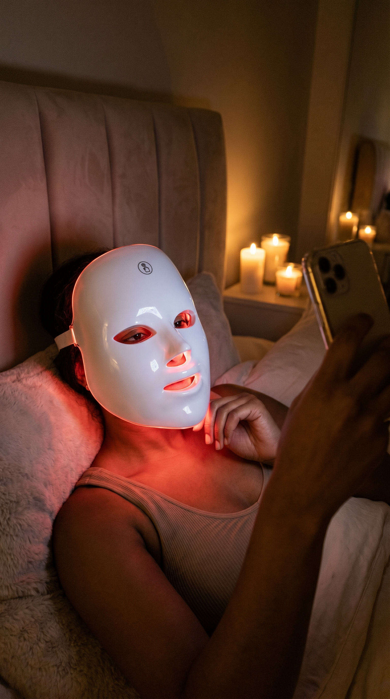 Auralux Calm: All-Skin-Tones LED Light Therapy Mask